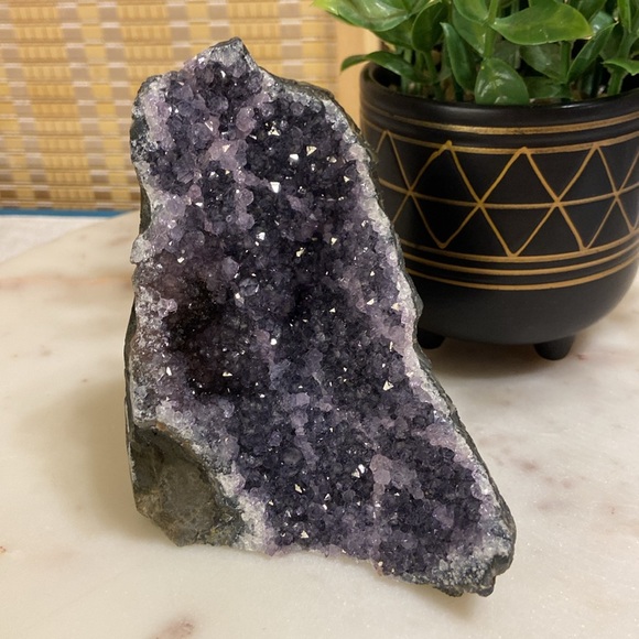 Amethyst Geode Crystal Decor - Picture 3 of 7
